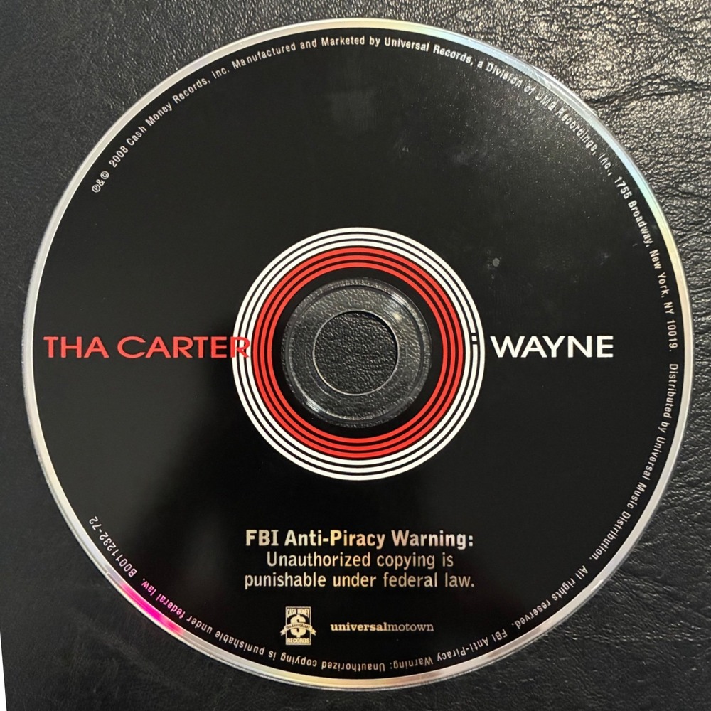 Lil Wayne Tha Carter III CD 2008 Cash Money Records B0011232-72 Disc Only
